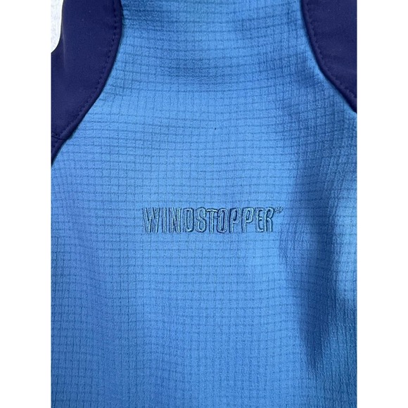 Marmot Windstopper Softshell Jacket Mens Medium Blue Full Zip Hiking Outdoor - Picture 3 of 12